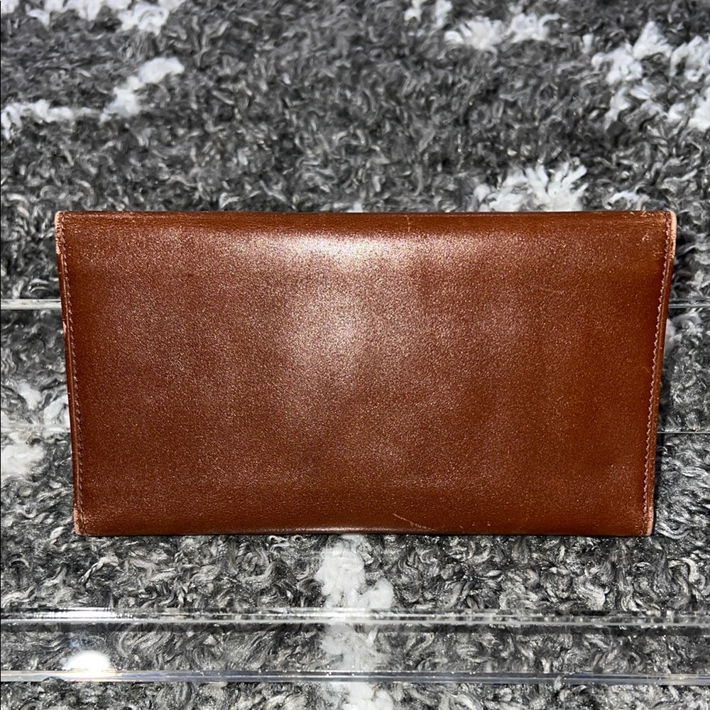 EUC Authentic Vintage Bally Dolce Brandy Calf Long Wallet - Picture 3 of 16
